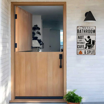 Funny Bathroom Wall Decor - 🚽 This Is a Bathroom, Not an Internet CAFE