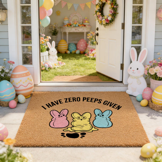HOT SALE 49% OFF - Zero Peeps Given Doormat