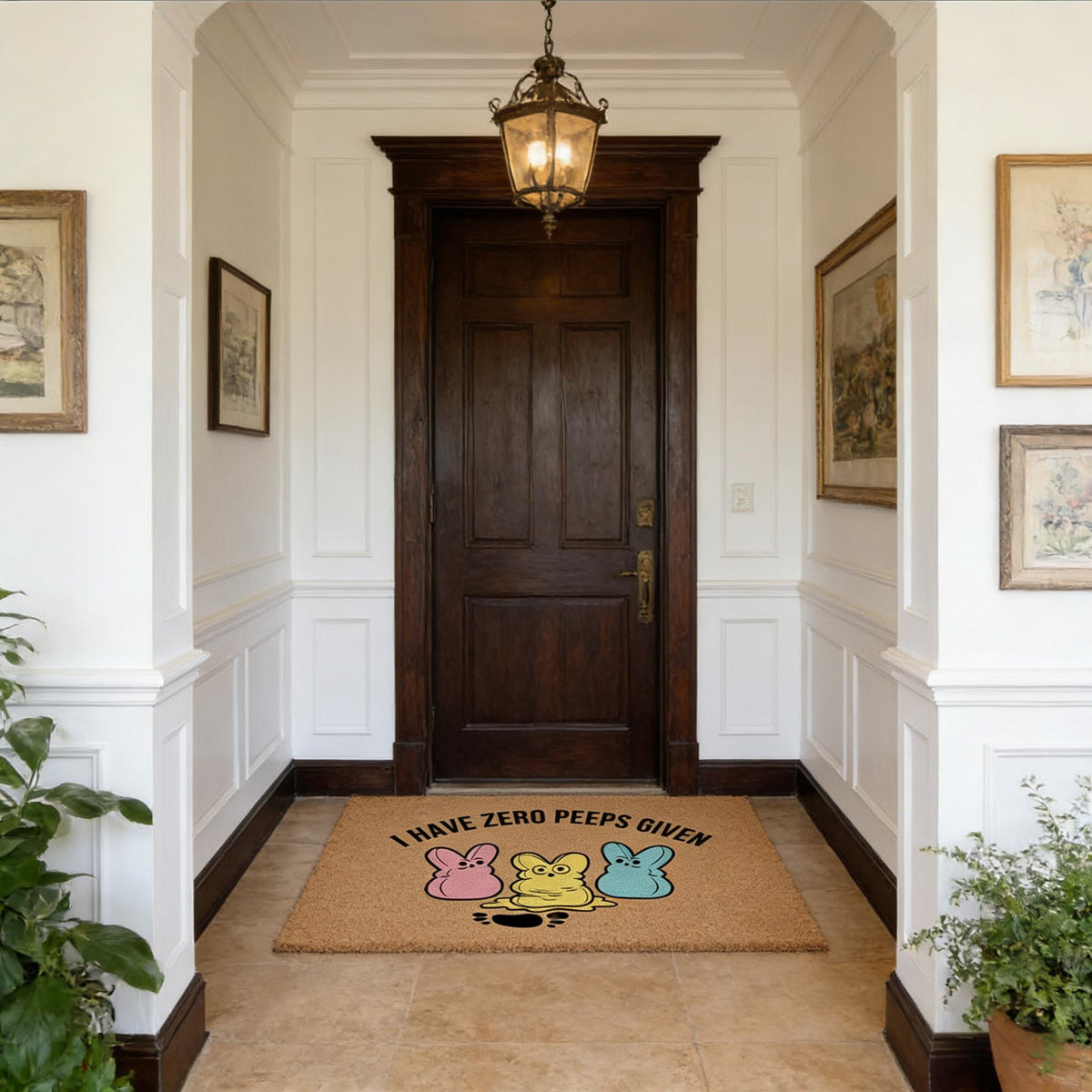 HOT SALE 49% OFF - Zero Peeps Given Doormat